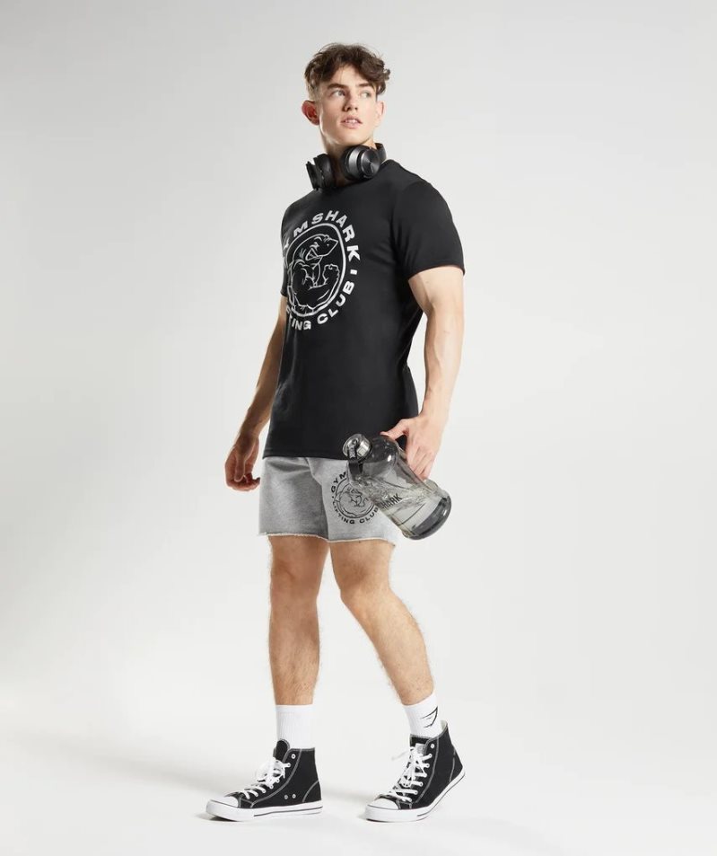 Men's Gymshark Legacy T-Shirts Black | NZ 1XLUSC